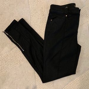 WHBM Coated Skinny Jeans